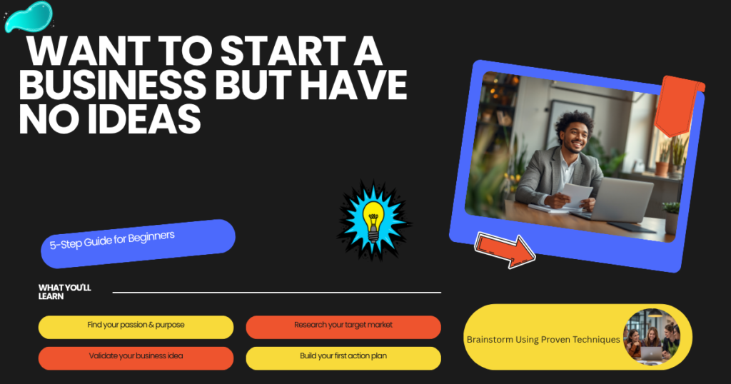 Start a Business But Have No Ideas